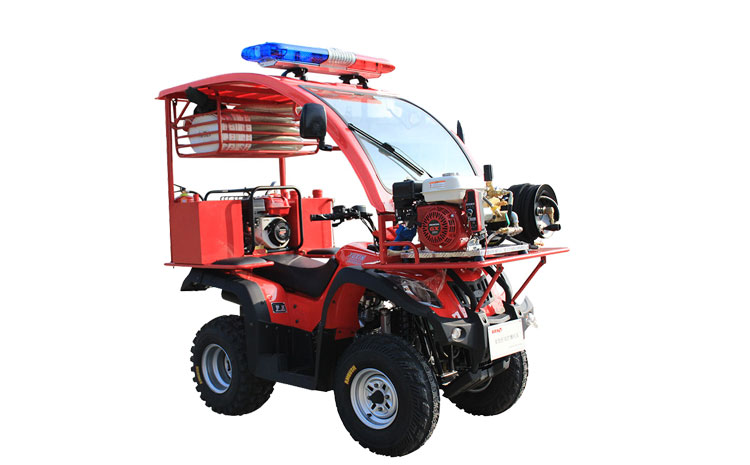 四輪消防摩托車