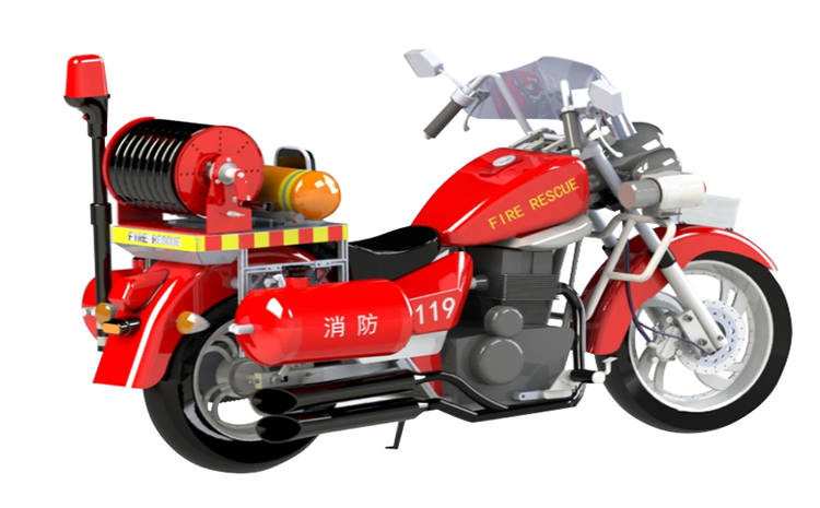 二輪消防摩托